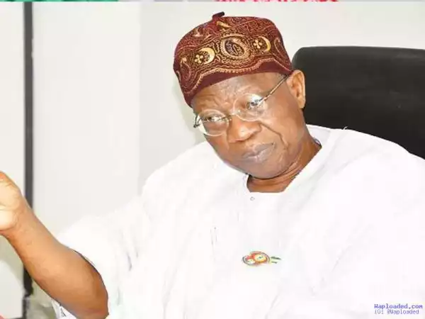 Economy Has Gone Out Of Buhari’s Control - Minister Of Information, Lai Mohammed